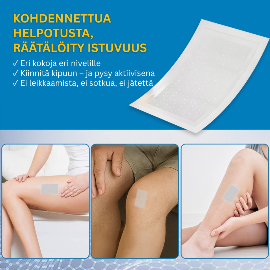 🔥Aikarajoitettu tarjous – Ourlyard® Vein Ease -mikroneulahoitolaastari – leikattava (hämähäkkisuonille, suonikohjuille, turvotukseen ja jalkojen väsymykseen)
