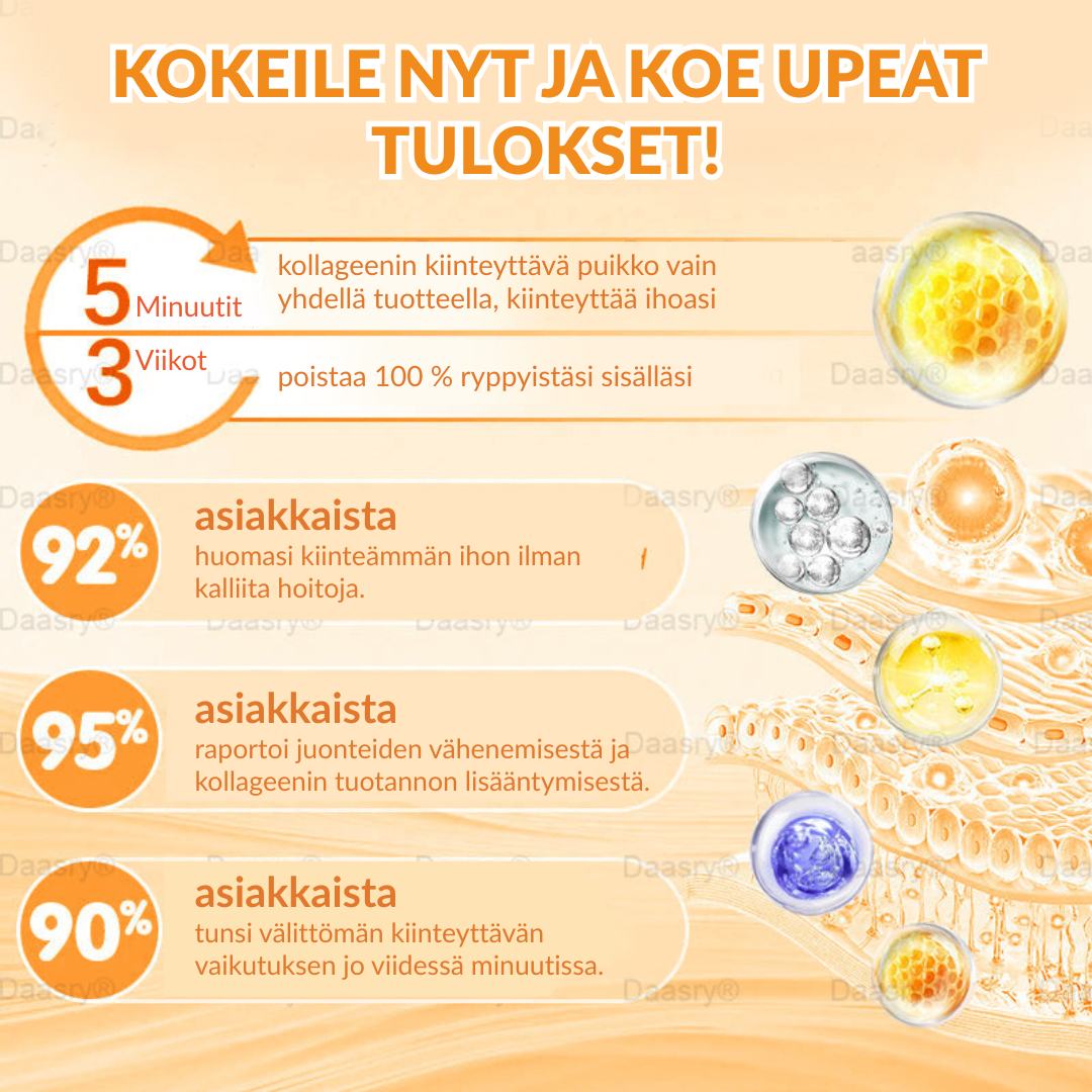 Ourlyard® Botox Mehiläismyrkky Ihon Uudistusvoide – Ikääntymisen merkkien vähentäjä, Kosteuttava, Ihoa kiinteyttävä ja kohottava, Ihon korjaava, Tasaisen sävyn edistäjä, Aknen ja tummien läiskien hoito, Syylien ja luomien poisto sekä Psoriaasin lievitys.