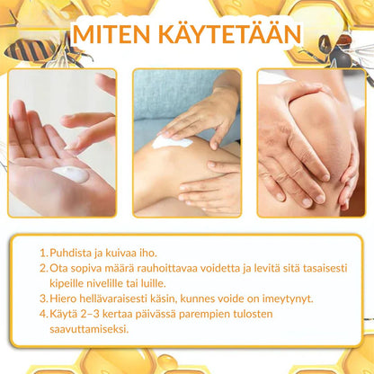⚡📢Ourlyard® Botuliinitoksiini ja Mehiläismyrkky Kipua Lievittävä ja Luita Parantava Kaksivaikutteinen Rauhoittava Voide