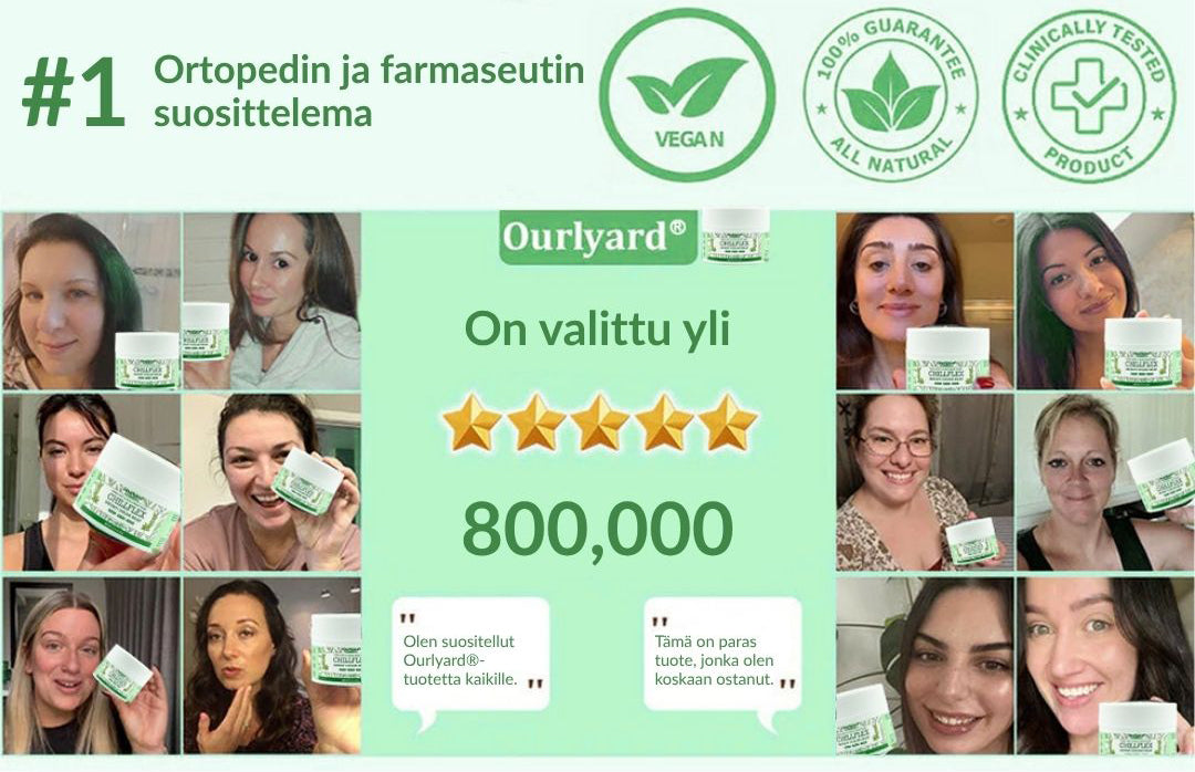 🎁𝐎𝐟𝐟𝐢𝐜𝐢𝐚𝐥 𝐒𝐭𝐨𝐫𝐞: 𝐎𝐮𝐫𝐥𝐲𝐚𝐫𝐝® Chillflex Mint Kivunlievitysvoide Vallankumouksellinen FDA:n hyväksymä voide poistaa kroonisen kivun vain 48 tunnissa – ei pillereitä, ei tuhansien eurojen lääkärikuluja!