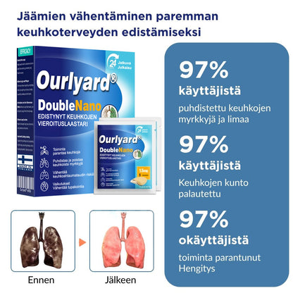 🍎Virallinen verkkokauppa: Ourlyard® DoubleNano Edistynyt keuhkojen puhdistuslaastari 💝 EU-sertifioitu