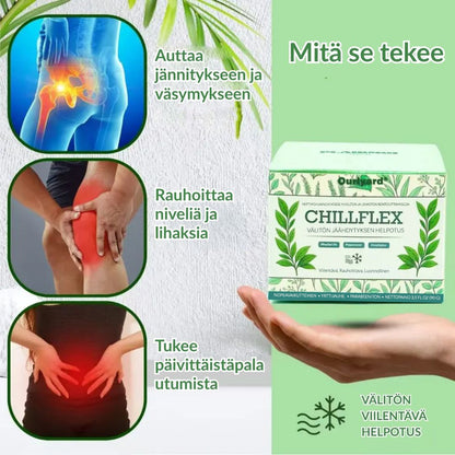 🔥Virallinen myymälä: Ourlyard® Chillflex Mint Kipua Lievittävä Voide (Hoito niveltulehdukseen, hermosärkyyn, reumasairauksiin, lihaskramppeihin, nykimisiin ja urheiluvammoihin)