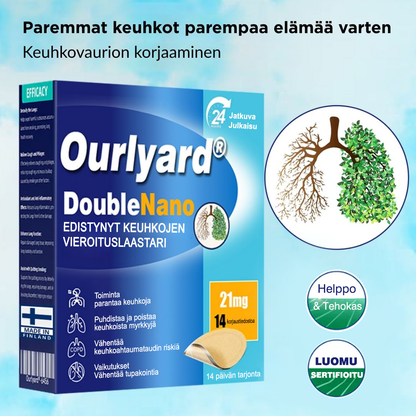 🍎Virallinen verkkokauppa: Ourlyard® DoubleNano Edistynyt keuhkojen puhdistuslaastari 💝 EU-sertifioitu